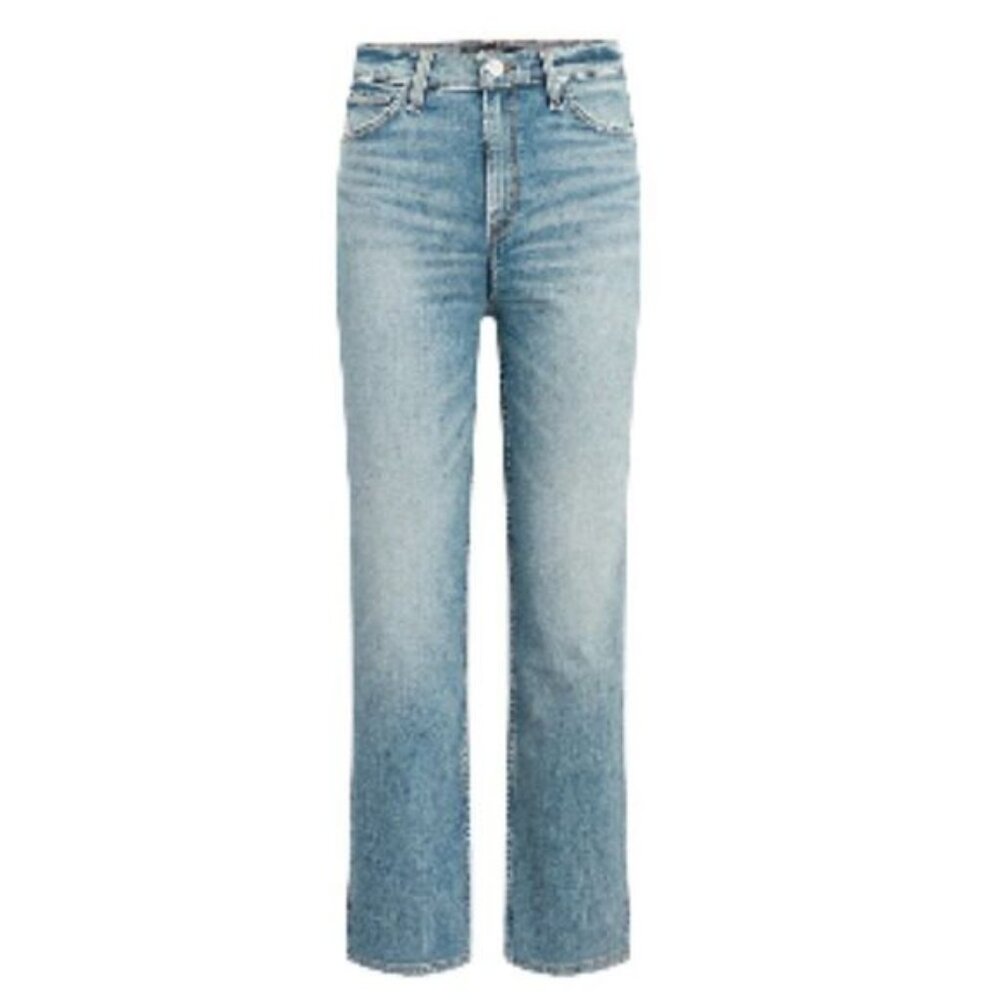 Hudson Jeans Remi High-Rise Cropped Straight Harmony River 25 NWT